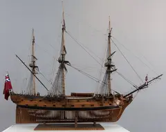 HMS Roebuck by Modelo Naval, maquete de barco em madeira e tecido, offered Sep 2020
