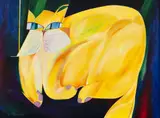 Gato Amarelo by Aldemir Martins, 1978, acrílica sobre tela, offered Sep 2020