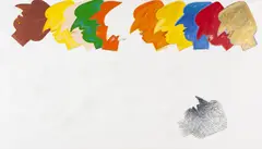 Série Tecnologia x Inteligência by Ivald Granato, 2000, acrílica, tinta metálica e pastel oleoso sobre tela, offered Sep 2020
