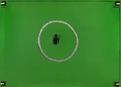 A Língua by Emmanuel Nassar, 1993, acrílica sobre tela, offered Sep 2020