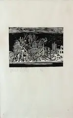 Sem Título by Livio Abramo, xilogravura, offered Aug 2020