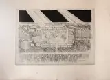 Livio Abramo, Paraguay, 1977, litogravura