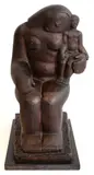 Júlio Guerra, Maternidade, 1942, escultura em bronze