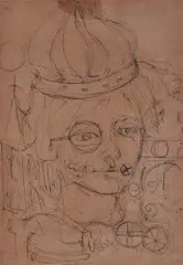 Figura by Dudi Maia Rosa, lápis touche sobre papel, offered Aug 2020