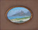 Levino Fânzeres, Ipanema, Dois Irmãos e Gávea, óleo sobre madeira