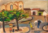 Mario Zanini, Passeio na Praça
