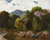 Clodomiro Amazonas, Paisagem, óleo sobre placa