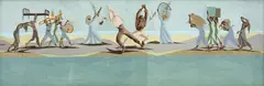 Sem Título by Clóvis Graciano, guache sobre madeira, offered Aug 2020