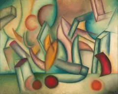 Sem Título by Antonio Henrique Amaral, 1980, óleo sobre tela, offered Aug 2020