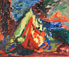 Sem Título by Jandyra Waters, 1959, óleo sobre tela, offered Aug 2020