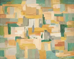 Sem Título by Jandyra Waters, 1961, óleo sobre tela, offered Aug 2020