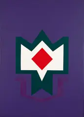Valdeir Maciel, Abstrato Geométrico, 1969, óleo sobre tela