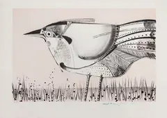 Pássaro by Aldemir Martins, 1982, litogravura, offered Aug 2020