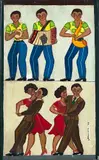 Salão de Dança by Mirian Inês da Silva, 1972, óleo sobre madeira, offered Aug 2020