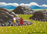 Casal by Agostinho Batista de Freitas, 1987, óleo sobre tela, offered Aug 2020