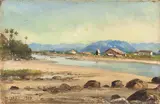 Benedito Calixto, Praia de Itacuanduba, óleo sobre tela
