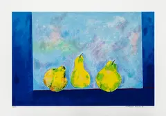 Peras by Aldemir Martins, 1995, serigrafia, offered Jul 2020