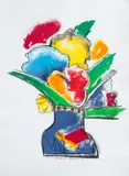 Vaso de Flor by Aldemir Martins, 1997, serigrafia, offered Jul 2020