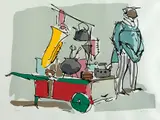 Carybé, Vendedor