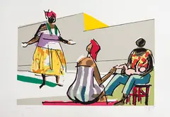 Sem Título by Carybé, serigrafia, offered Jul 2020