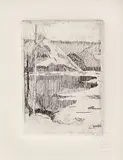 Anita Malfatti, Paisagem, gravura em metal