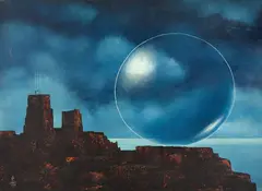 Sem Título by Walter Lewy, 1978, óleo sobre tela, offered Jul 2020
