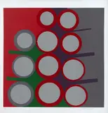 Judith Lauand, Composição Colorida, serigrafia