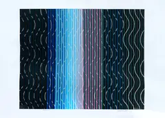 Espaço by Yutaka Toyota, 2018, serigrafia, offered Jul 2020