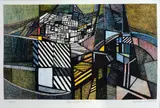 Roberto Burle Marx, Arqueologia Urbana, 1979, litogravura