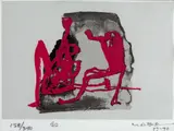 Manabu Mabe, Cartão de Natal, serigrafia