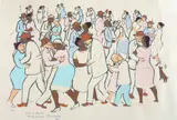 Fulvio Pennacchi, Baile, 1987, serigrafia