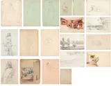 Oscar Pereira da Silva, Conjunto com 18 desenhos
