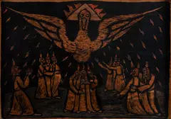 Sem Título by Raimundo de Oliveira, 1954, nanquim e aquarela sobre papel, offered Jun 2020
