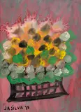 José Antônio da Silva, Vaso de Flores, 1978, guache sobre papel