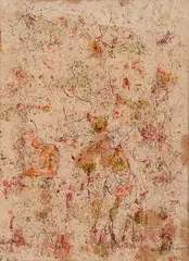 Niobe Xandó, Sem Título, 1956, técnica mista sobre papel