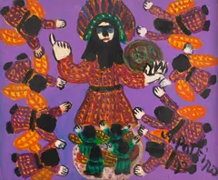 Sem Título by Antônio Poteiro, 1992, óleo sobre tela, offered Jun 2020