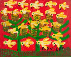 Revoada by Antônio Poteiro, 2007, óleo sobre tela, offered Jun 2020