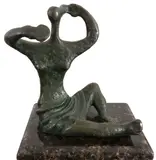 Sonia Ebling, Mulher no Espelho, escultura em bronze