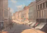 Francisco Coculilo, Centro do Rio de Janeiro, 1942, óleo sobre tela