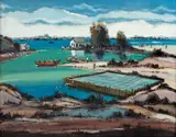 Sílvio Pinto, Iguabinha, 1964, óleo sobre tela