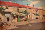 Paulo Valle Junior, Casario, 1950, óleo sobre placa