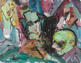 Antonio Helio Cabral, Sem Título, óleo sobre tela