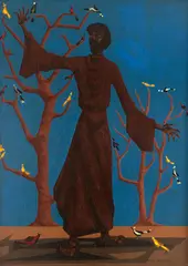 São Francisco by Clóvis Graciano, 1968, óleo sobre placa, offered Jun 2020
