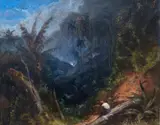 Henri Nicolas Vinet, Floresta da Tijuca, óleo sobre tela