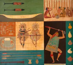 Sem Título by Carybé, óleo sobre placa, offered Jun 2020