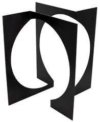 Sem Título by Franz Weissmann, 1958, escultura em metal monocromado, offered Jun 2020