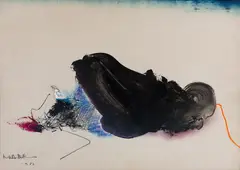 Sem Título by Manabu Mabe, 1982, óleo sobre placa, offered Jun 2020
