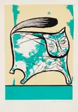 Gato by Aldemir Martins, 1958, serigrafia, offered May 2020