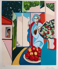 Figuras by Cícero Dias, serigrafia, offered May 2020