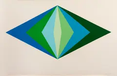 Sem Título by Hércules Barsotti, 1974, serigrafia, offered May 2020